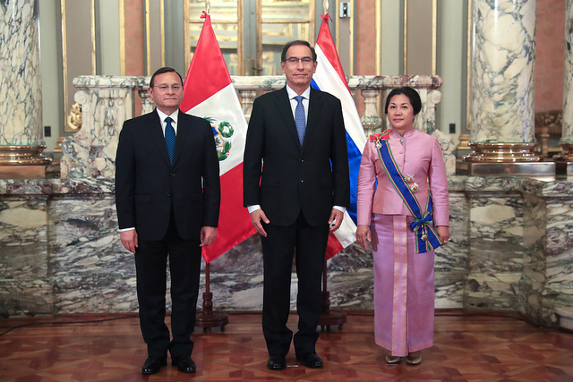  Presentación de embajadora de Tailandia en Perú
