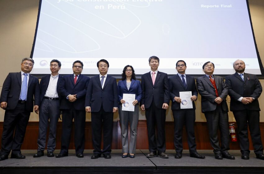  Corea del Sur comprometido en mejorar el sistema logístico peruano