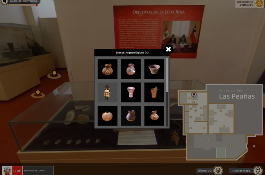  Visita virtual y en 3D museos del Perú