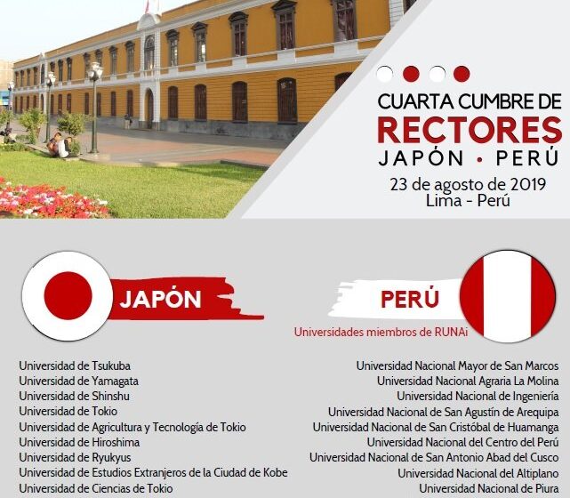  Cumbre de Rectores Perú – Japón