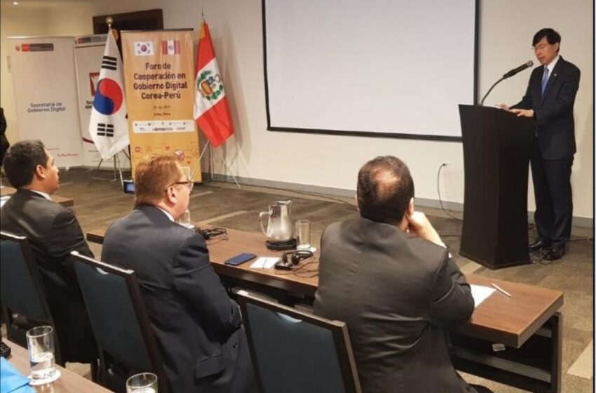  Cooperación en gobierno digital Corea-Perú