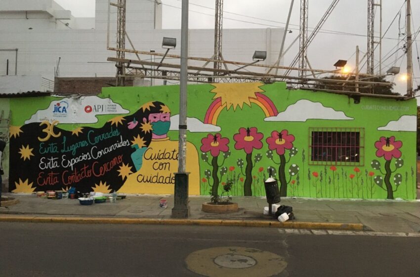 JAPÓN INCENTIVA LA CAMPAÑA “CUÍDATE CON CUIDADO” CON MURAL EN TRUJILLO