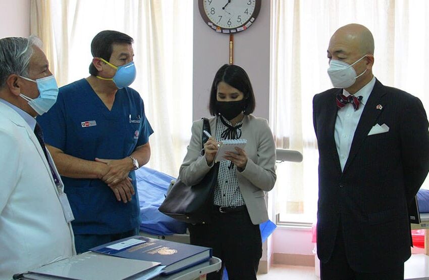  Embajador de Japón constató funcionamiento de equipos médicos donados al Hospital de la Amistad Perú – Japón