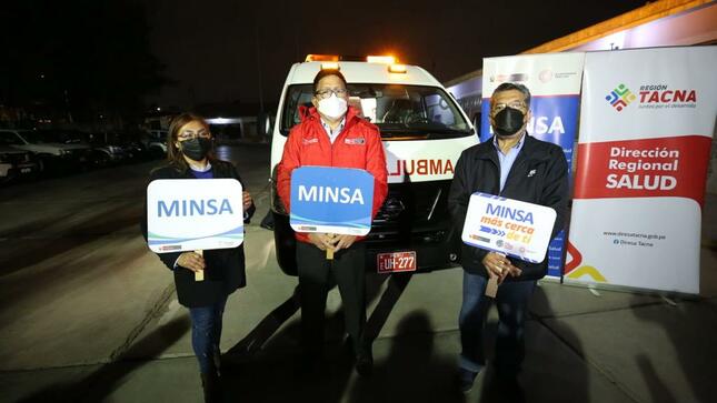  TACNA RECIBE AMBULANCIA DONADA POR EL GOBIERNO JAPONÉS